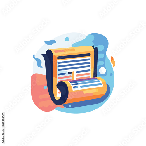 A document icon with lines for detailed information
