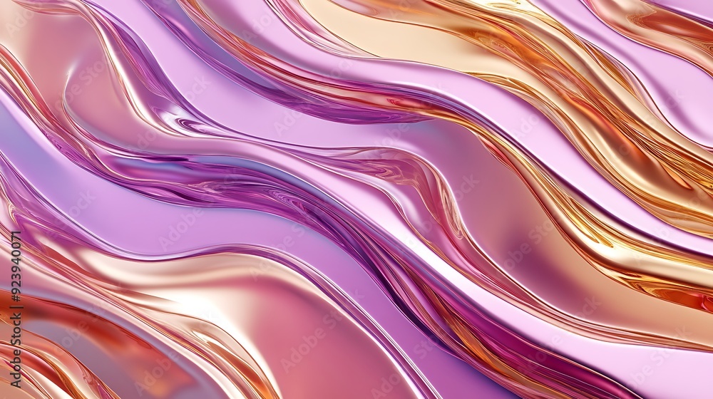 Ethereal 3D Background with Pink, Purple, and Gold Layered Glass Wavy Pattern | Abstract Gradient Wallpaper Design Ethereal 3D Background with Pink, Purple, and Gold Layered Glass Wavy Pattern | Abstract Gradient Wallpaper Design