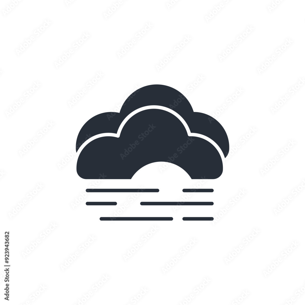 smog icon. vector.Editable stroke.linear style sign for use web design,logo.Symbol illustration. smog icon. vector.Editable stroke.linear style sign for use web design,logo.Symbol illustration.