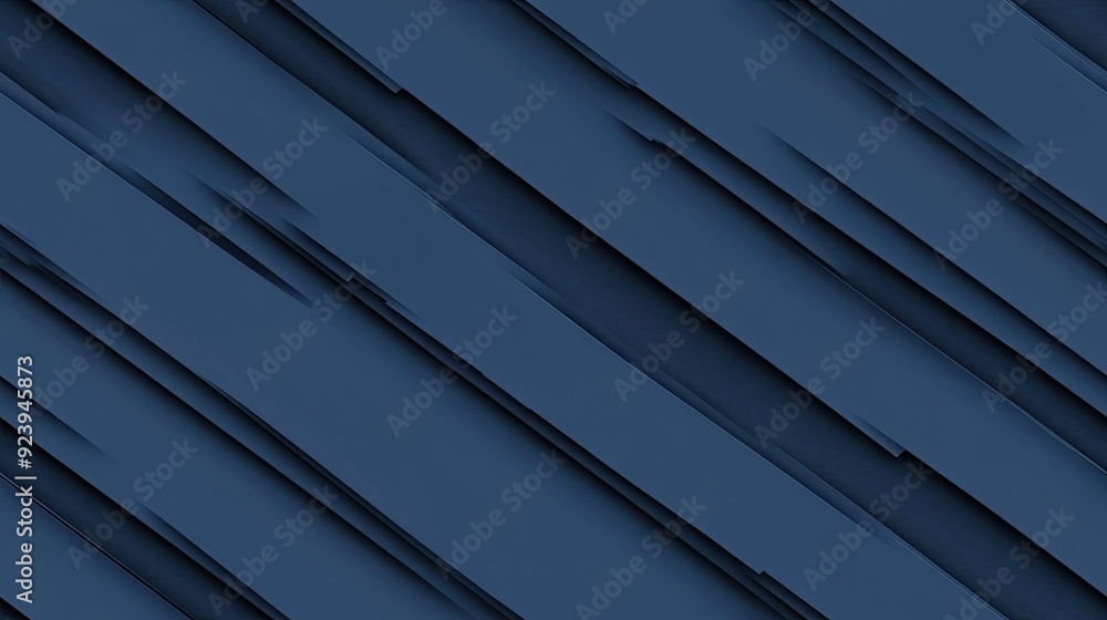 A striking dark blue geometric background showcases diagonal lines with a minimalist design, highlighting contrasts between light and shadow with a matte texture SEAMLESS PATTERN A striking dark blue geometric background showcases diagonal lines with a minimalist design, highlighting contrasts between light and shadow with a matte texture SEAMLESS PATTERN