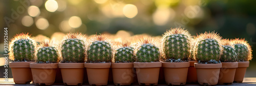 Cactus Growing in Terra Cotta Pot photo