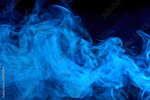 blue smoke background