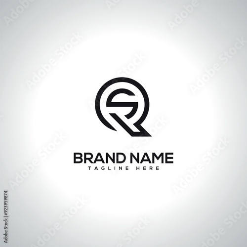 SQ QS Minimal Unique Letter Logo Design. Initial Vector Symbol.