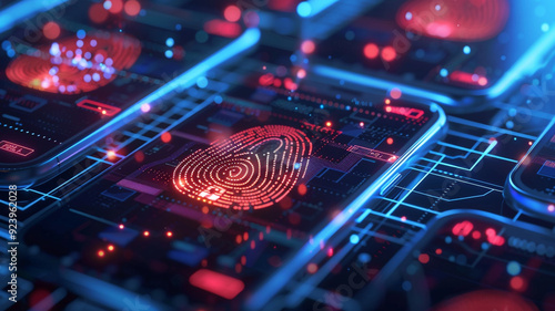 electronic circuit board generated by AI technology