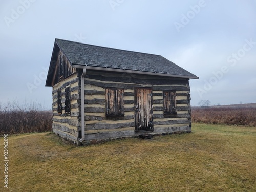 homestead in winter