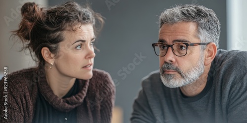 A close-up of two educators debating educational theories over coffee in a school lounge their expressions serious and deeply engaged