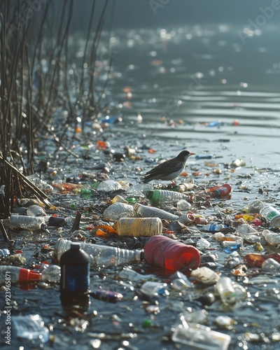 Environmental impact of plastic pollution in river ecosystems