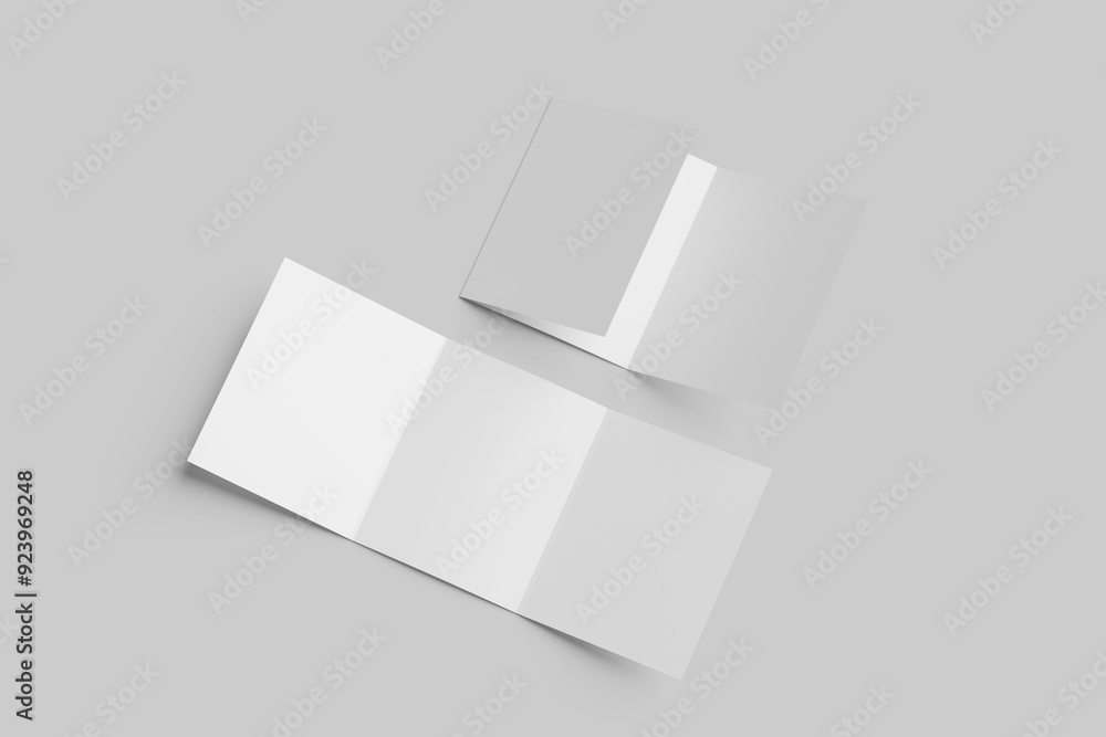A5 Trifold Brochure Balnk Mockup A5 Trifold Brochure Balnk Mockup