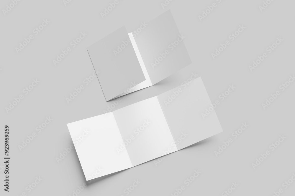 A5 Trifold Brochure Balnk Mockup A5 Trifold Brochure Balnk Mockup