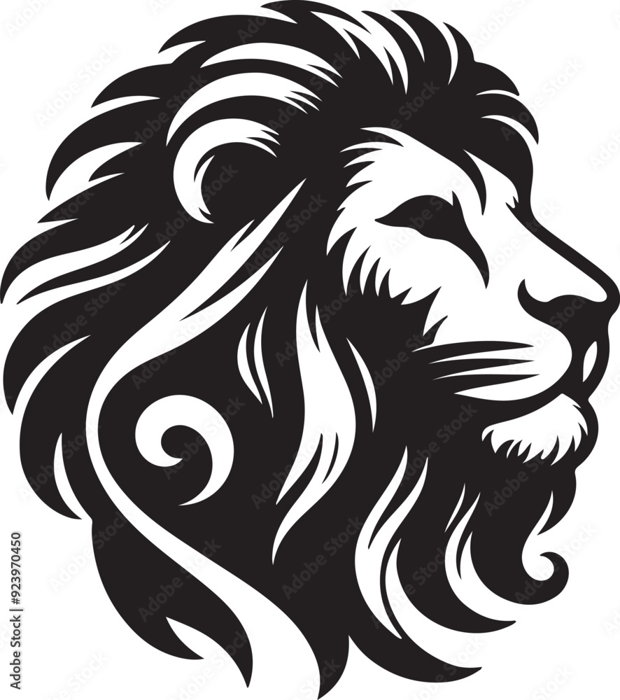 Lion logo icon vector art illustration Lion logo icon vector art illustration