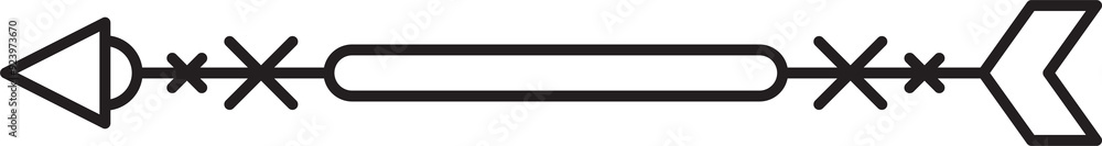 Tribal Arrow Line Art Tribal Arrow Line Art