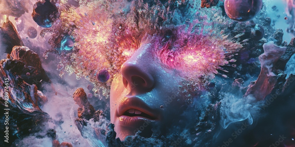 A digital art marketplace, symbolizing the rise of NFTs A digital art marketplace, symbolizing the rise of NFTs