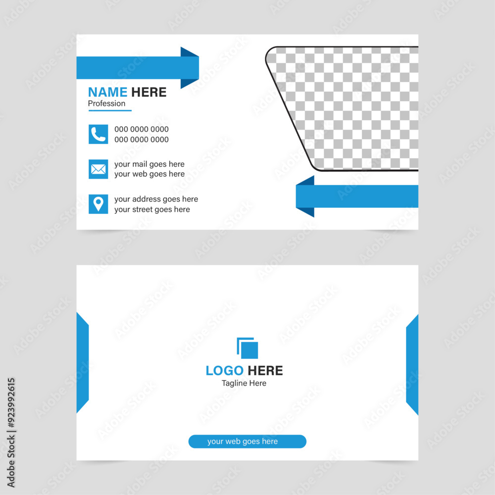 Creative and modern business card layout template design vector illustration print file Creative and modern business card layout template design vector illustration print file