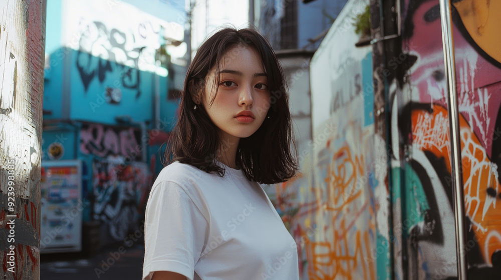 女, 女性, モデル, 可愛い, 美人, アジア人, 日本人, Tシャツ, 白いTシャツ, Female, Female model, Cute, Beautiful, Asian, Japanese, T-shirt, White T-shirt 女, 女性, モデル, 可愛い, 美人, アジア人, 日本人, Tシャツ, 白いTシャツ, Female, Female model, Cute, Beautiful, Asian, Japanese, T-shirt, White T-shirt