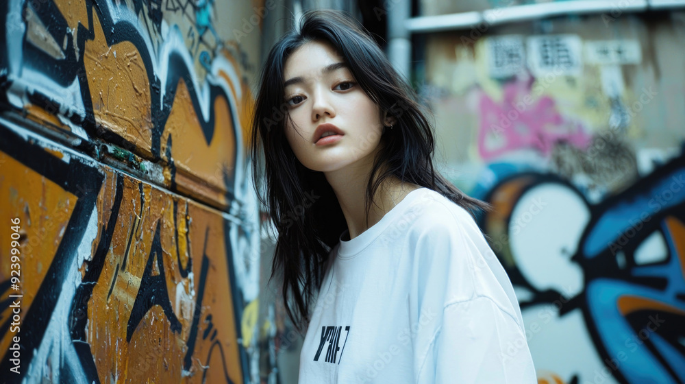 女, 女性, モデル, 可愛い, 美人, アジア人, 日本人, Tシャツ, 白いTシャツ, Female, Female model, Cute, Beautiful, Asian, Japanese, T-shirt, White T-shirt 女, 女性, モデル, 可愛い, 美人, アジア人, 日本人, Tシャツ, 白いTシャツ, Female, Female model, Cute, Beautiful, Asian, Japanese, T-shirt, White T-shirt