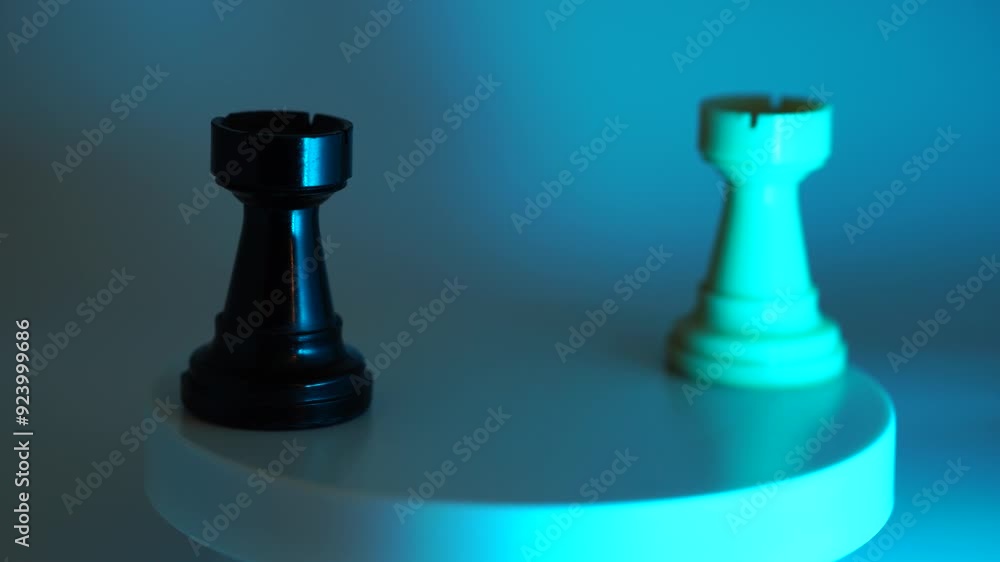 chess pieces rotating check board figures chess pieces rotating check board figures