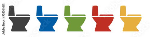toilet icon on a white background.