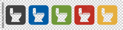 toilet icon on a white background.