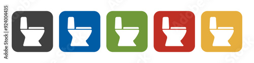 toilet icon on a white background.