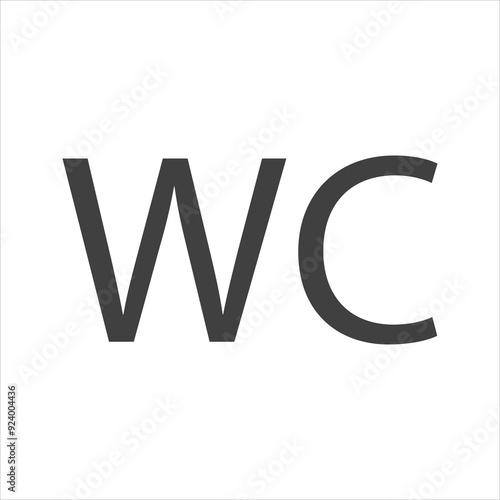 toilet icon on a white background.