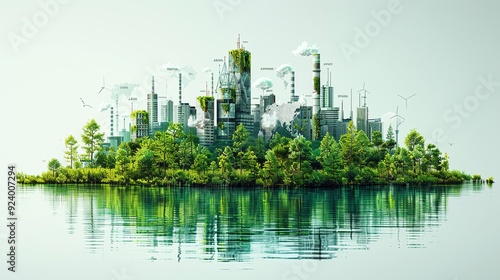 Create an infographic showcasing successful carbon credit projects around the world, featuring their contributions to emission reduction and environmental sustainability. high resolution