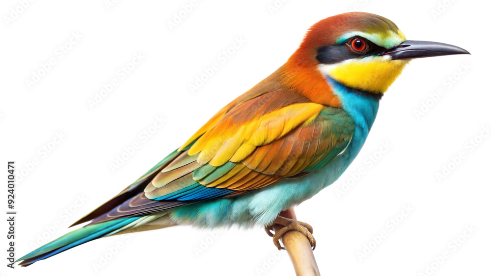 Obraz premium european bee eater on a transparent background