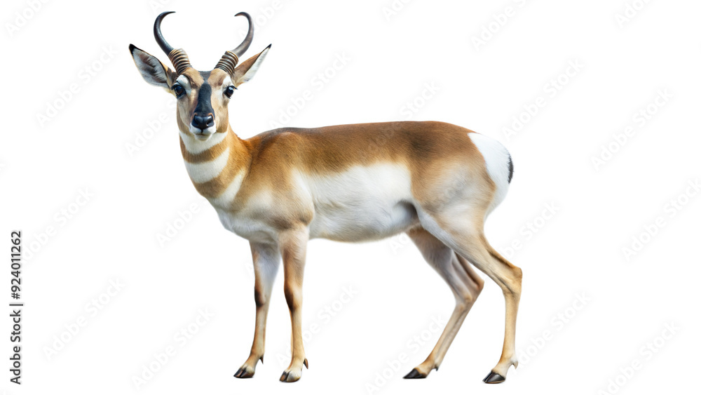 Fototapeta premium pronghorn on a transparent background