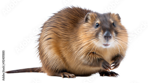 muskrat on a transparent background photo