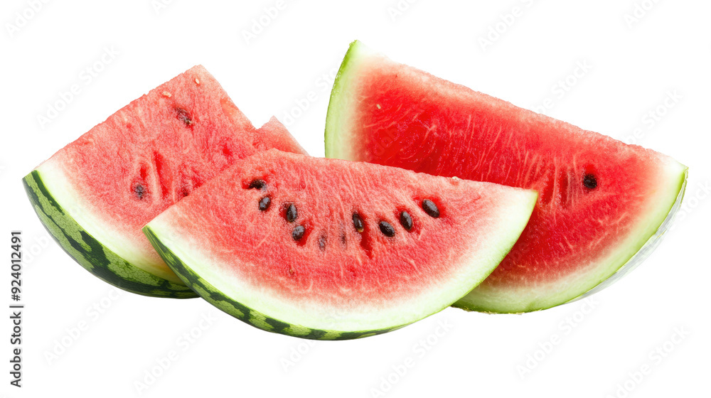 Watermelon slices transparent background Watermelon slices transparent background