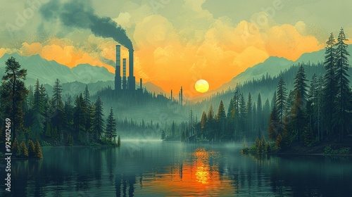 Create a detailed graphic explaining the role of carbon credits in achieving climate goals, featuring how they support projects that reduce emissions, enhance sustainability, and mitigate global