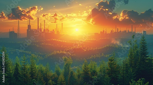 Create an infographic on the importance of carbon credits in climate action, featuring how they support projects that reduce emissions, enhance sustainability, and mitigate global warming. high