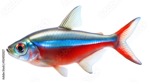 neon tetra on a transparent background