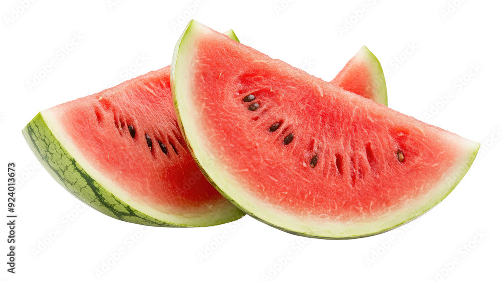 Watermelon slices transparent background Watermelon slices transparent background
