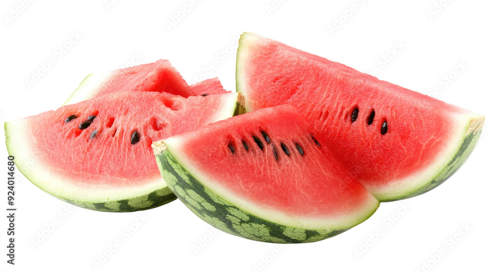 Watermelon slices transparent background Watermelon slices transparent background