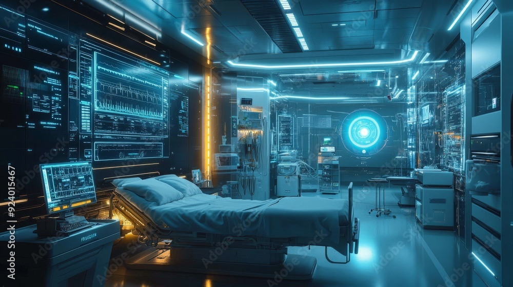 Futuristic Intensive Care Unit with AI Integration: An ICU equipped ...