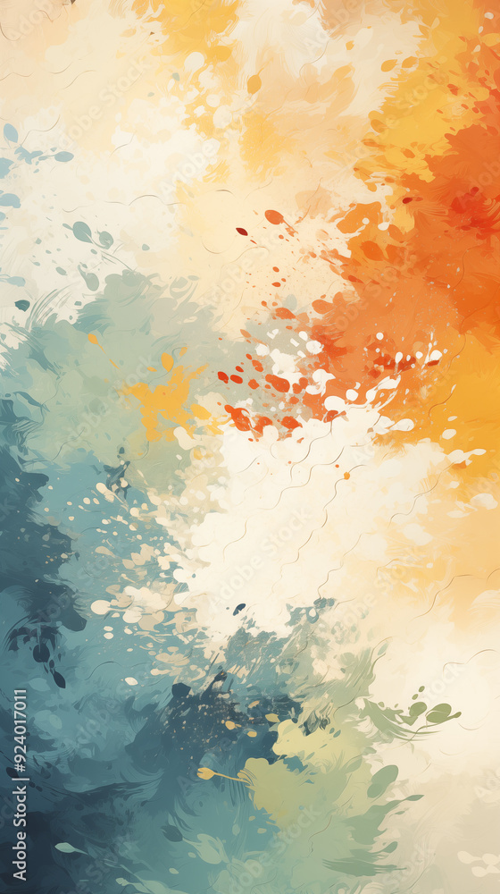 Obraz premium Oil Painting, Watercolor, Minimalist, Abstract Image, Texture, Pattern Background, Wallpaper, Smartphone Cover and Screen, Cell Phone, Computer, Laptop, 9:16 and 16:9 Format