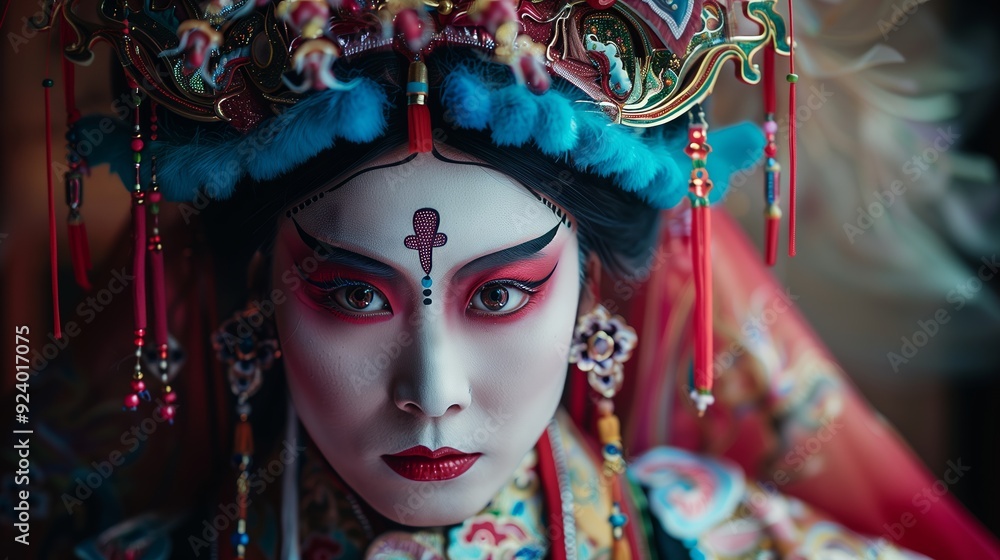 Traditional Chinese opera showcases stunning costumes, makeup, and captivating storytelling in a visual feast. Traditional Chinese opera showcases stunning costumes, makeup, and captivating storytelling in a visual feast.