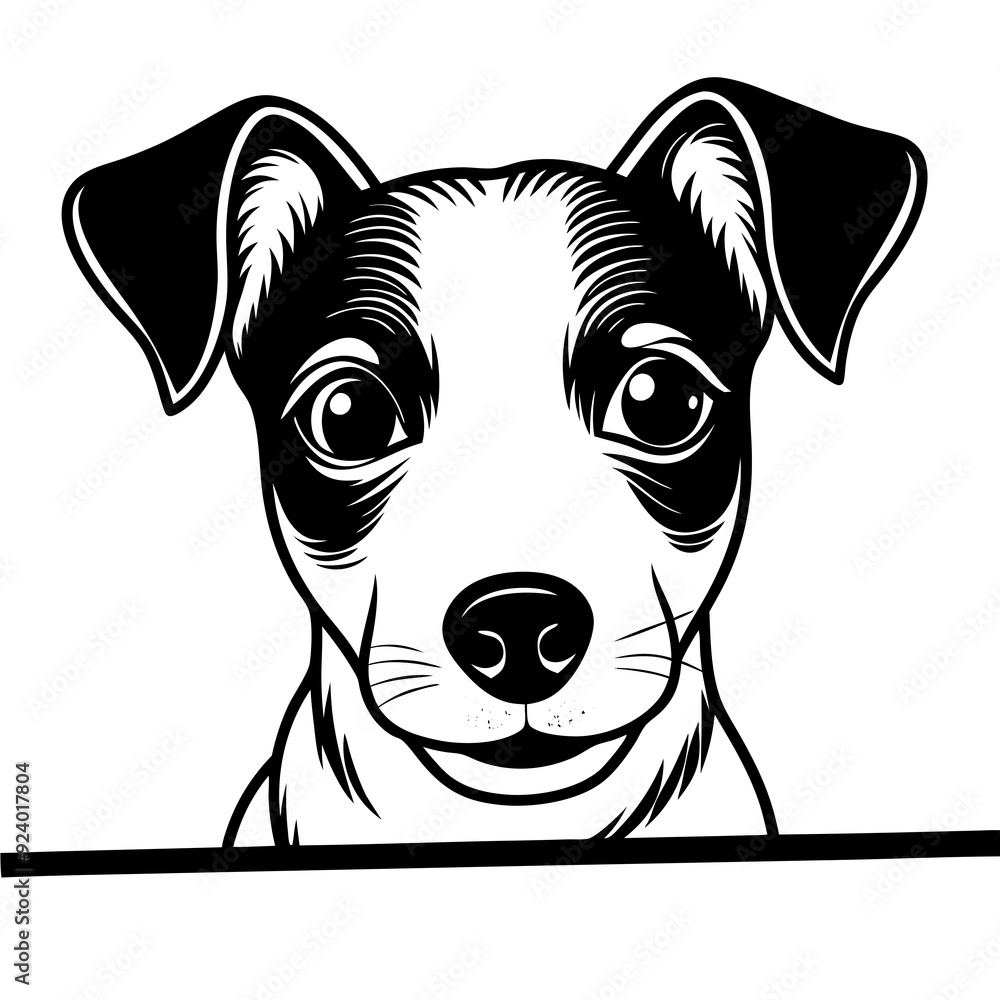 peeking-dog-clipart-silhouettes-vector peeking-dog-clipart-silhouettes-vector