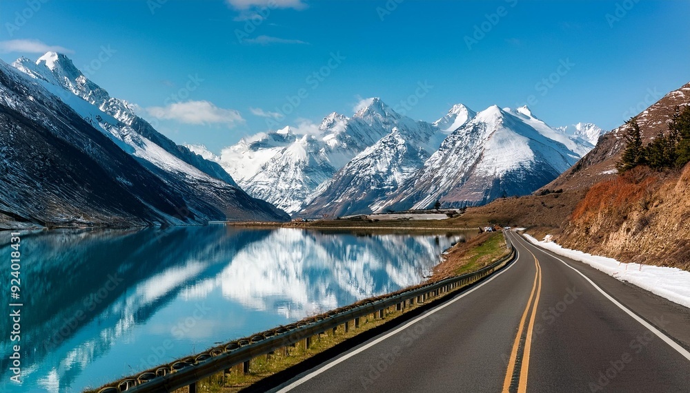 Fototapeta premium road in the mountains