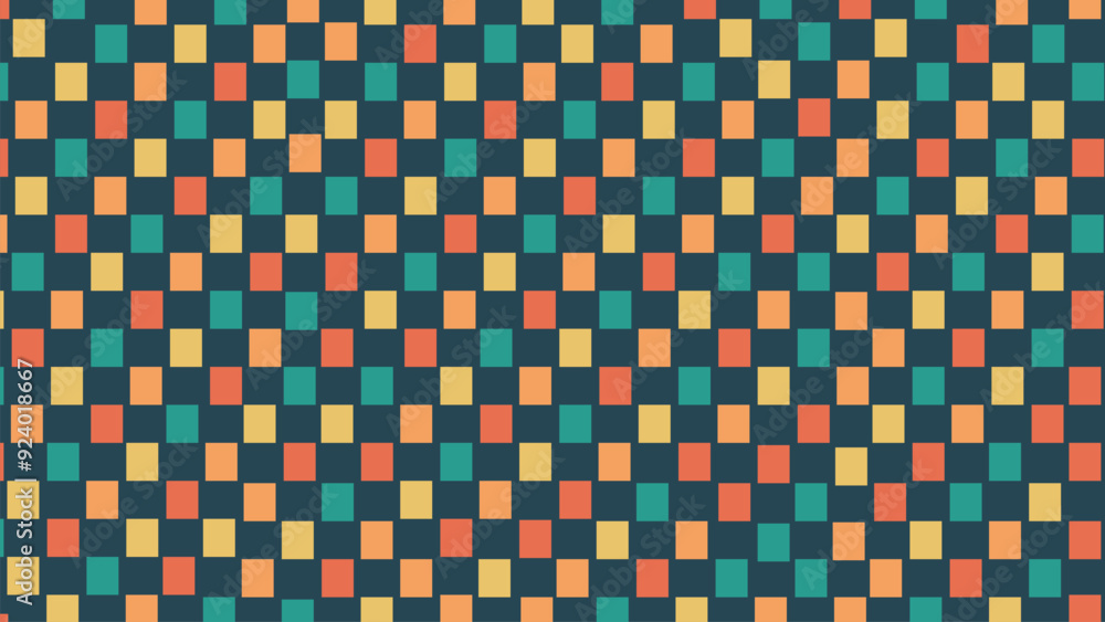 Fototapeta premium Abstract wavy multiple color variance minimalist pattern background. 