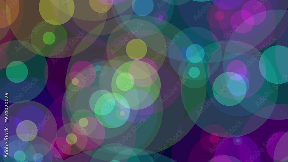A vibrant, dynamic composition of various-sized circles in a kaleidoscope of colors forms a whimsical and lively pattern, evoking a sense of motion and energy A vibrant, dynamic composition of various-sized circles in a kaleidoscope of colors forms a whimsical and lively pattern, evoking a sense of motion and energy