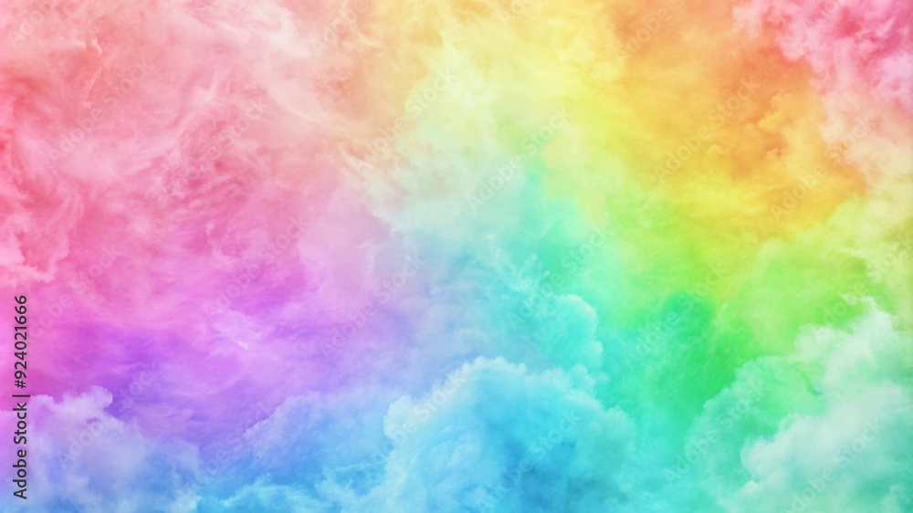 Abstract colorful cloudscape representing dreams, hope, imagination, happiness, and inspiration. Abstract colorful cloudscape representing dreams, hope, imagination, happiness, and inspiration.