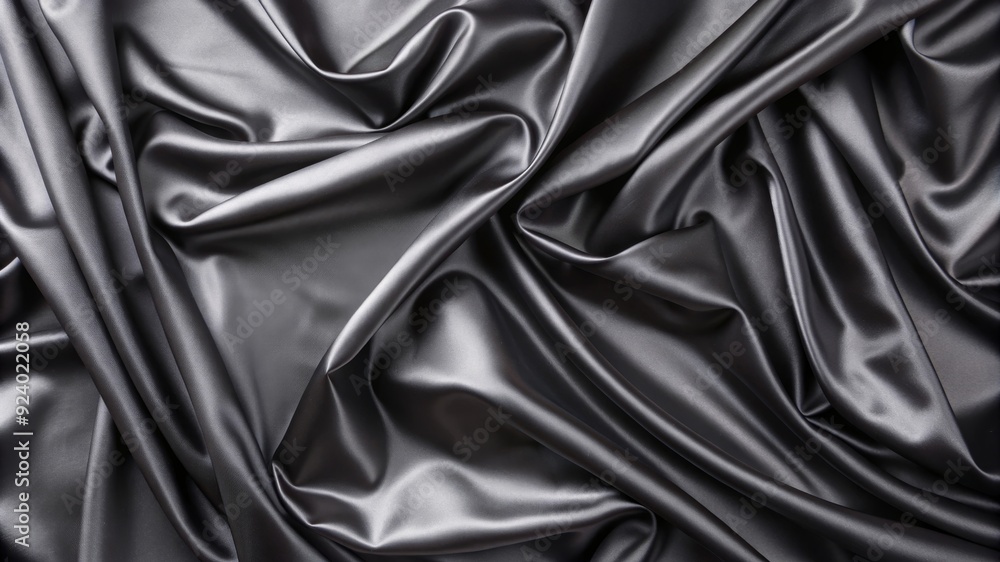 A luxurious and smooth black silk fabric, draped and flowing, symbolizing elegance, sophistication, luxury, sensuality, and fluidity. A luxurious and smooth black silk fabric, draped and flowing, symbolizing elegance, sophistication, luxury, sensuality, and fluidity.