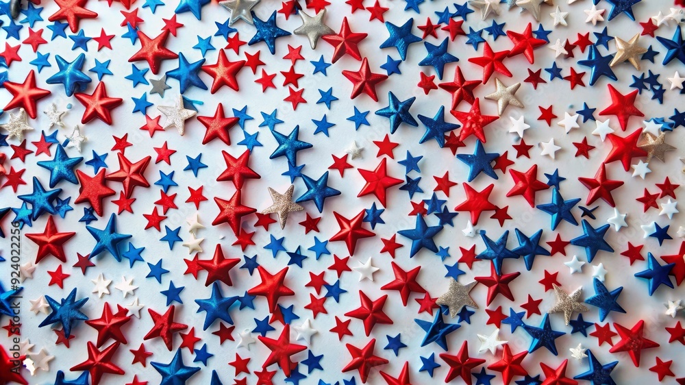 A patriotic backdrop with red, white, and blue stars symbolizing freedom, unity, and celebration. A patriotic backdrop with red, white, and blue stars symbolizing freedom, unity, and celebration.