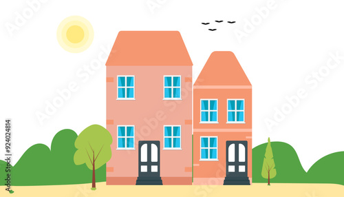 house in the city