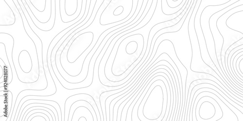 Abstract wave paper curved reliefs background .gradient multicolor wave curve lines banner background design .topographic contours map background .Vector geographic contour map.