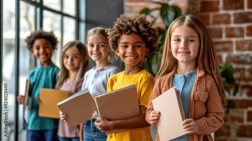 Wallpaper Mural The Happy Diverse Students Torontodigital.ca