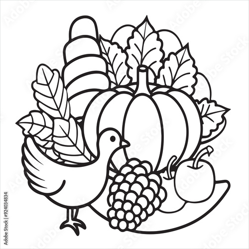 Thanks Giving Vector illustration 