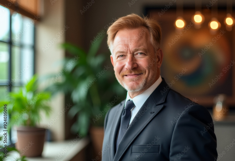 A photo of a gorgeous hotel worker, hospitality staff welcoming guests at a luxury hotel A photo of a gorgeous hotel worker, hospitality staff welcoming guests at a luxury hotel