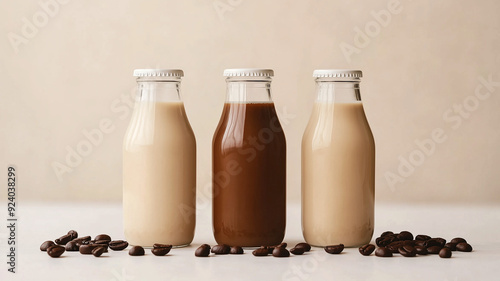 Coffee milk, bottle